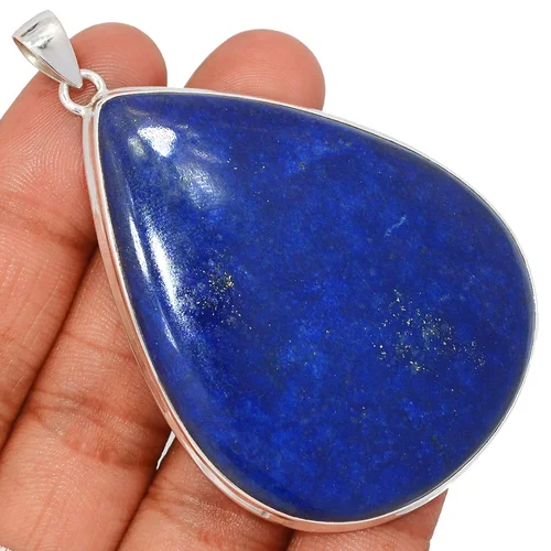 Pendentif lapis-lazuli chakra de la gorge