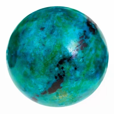 malachite chrysocolle en sphère