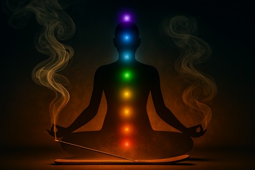 l'encens tibétain et les chakras