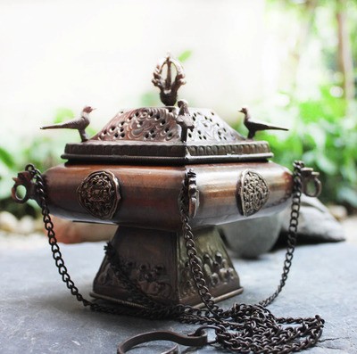 bruleur d'encens tibetain