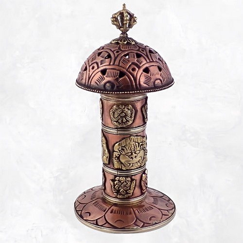 porte encens pour cordelette forme champignon