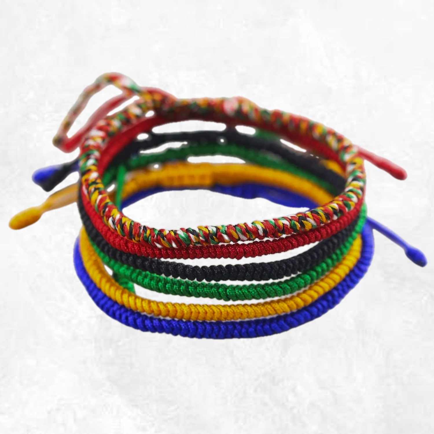 bracelets tibétains colorés