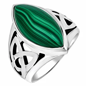 bague malachite argent 925