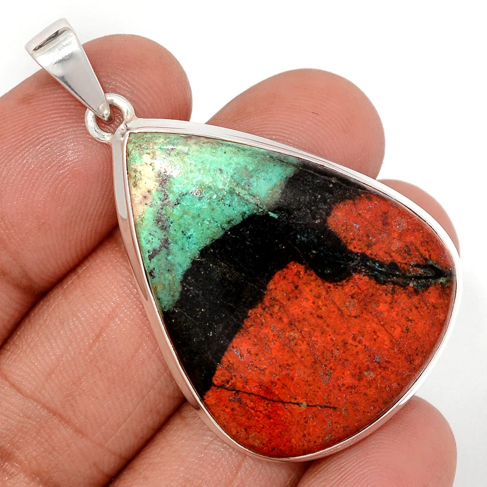 pendentif cuprite jaspe sonora