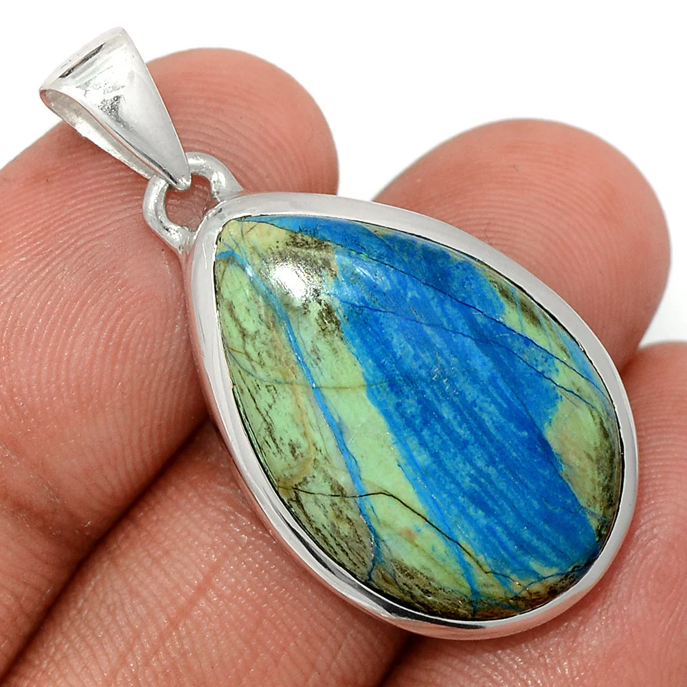 pendentif azurite