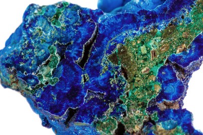 azurite sur malachite