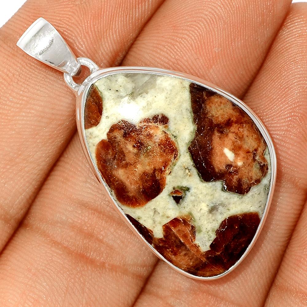 pendentif grenat spessartine