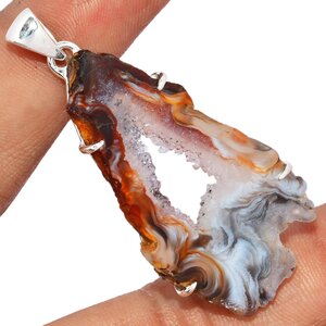 pendentif agate geode