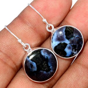 boucles oreilles merlinite mystique