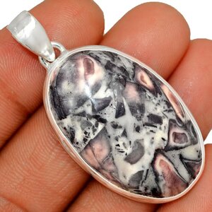 pendentif jaspe porcelaine