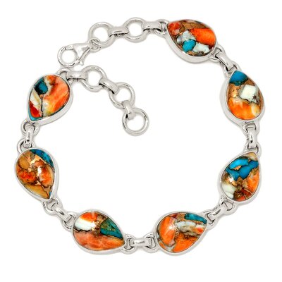 bracelet turquoise spiny oyster