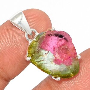pendentif tourmaline melon d'eau