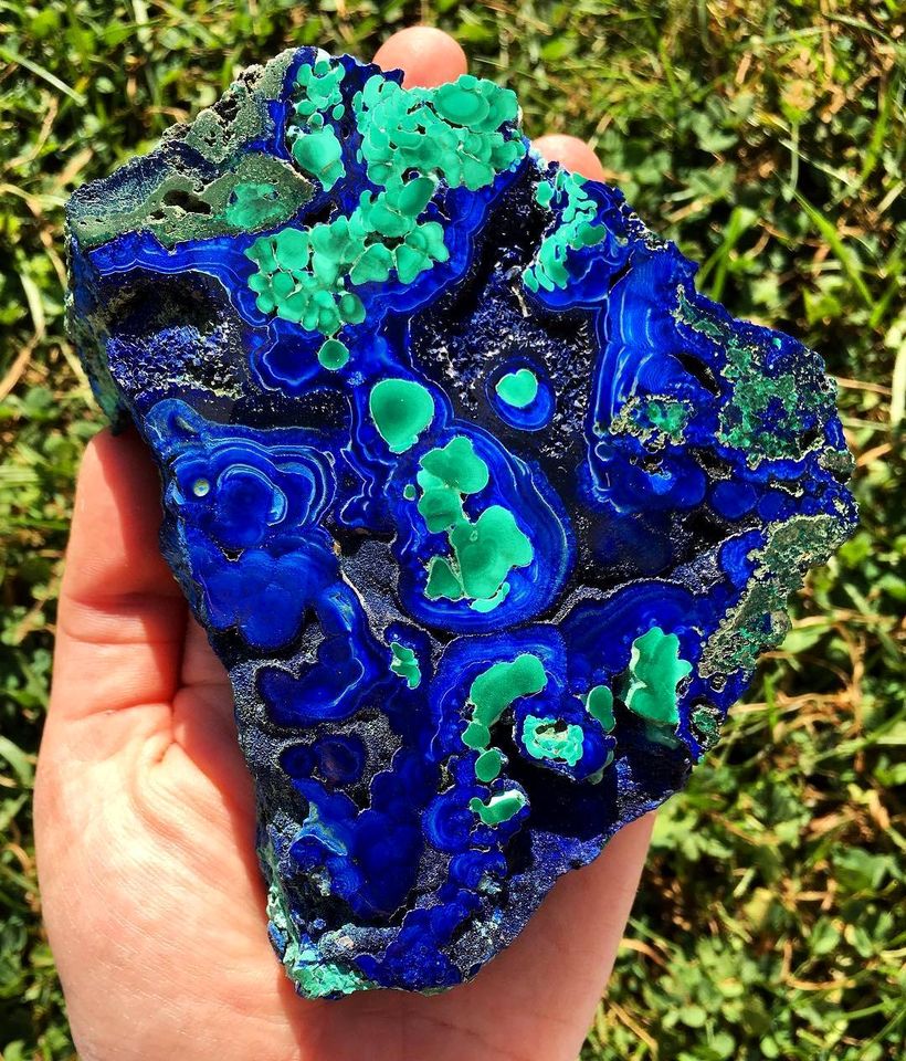 azurite et malachite