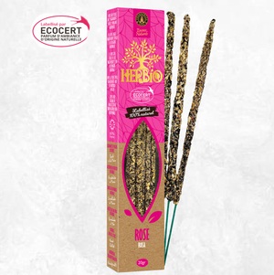 encens bio à la rose ecocert
