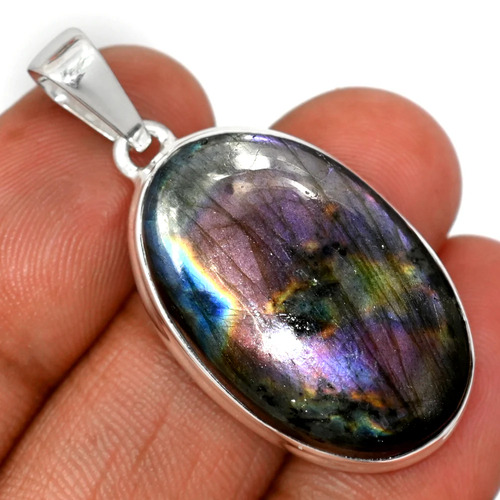 pendentif labradorite violette