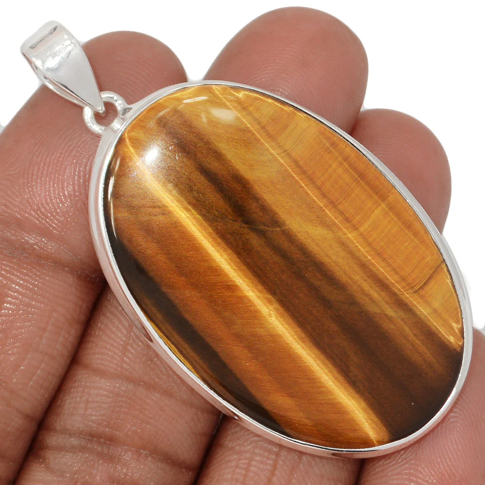 pendentif oeil de tigre haute qualité