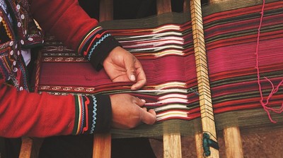 tissu artisanat tibetain